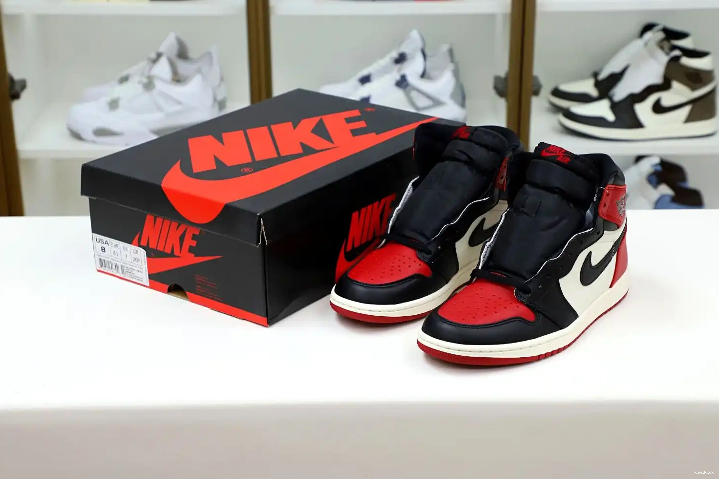'BRED RETRO Kimikick AIR OG 1 JORDAN TOE' HIGH 0527